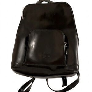 Kesslord Black vintage leather back pack